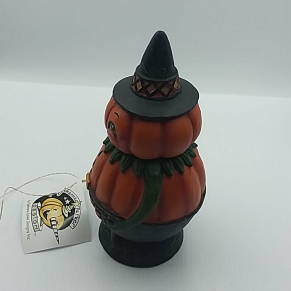 Johanna Parker Halloween Pumpkin Pete Spooks Jar - Bethany Lowe Designs - Picture 3 of 8